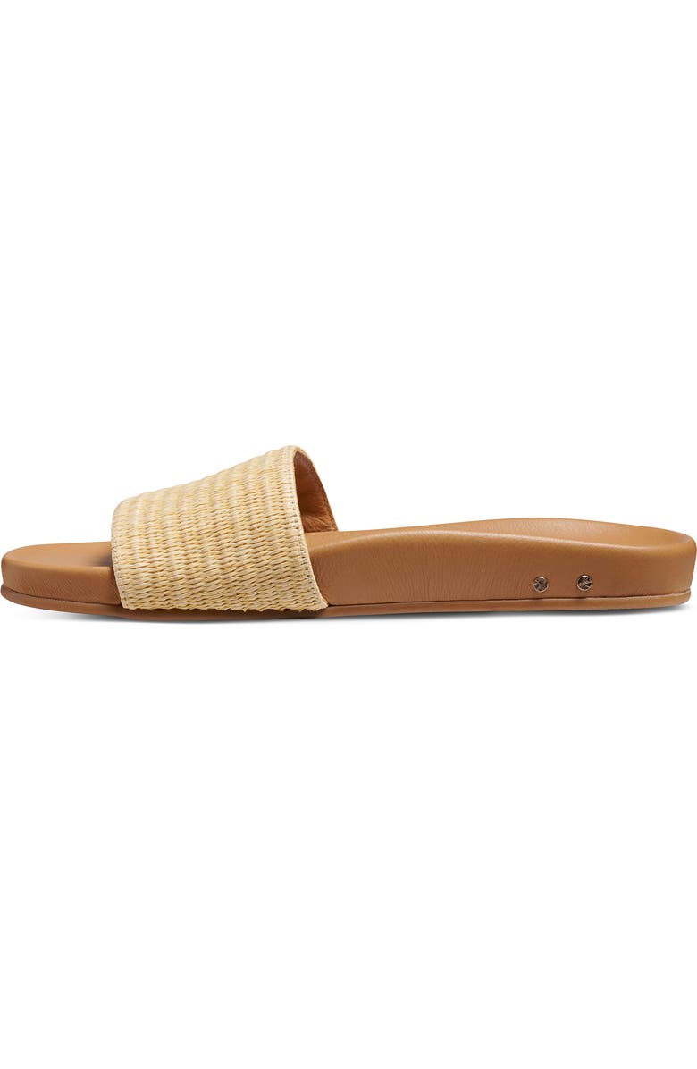 Beek Gallito Raffia Slide Sandal, Alternate, color, Honey