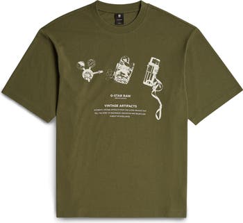 G-STAR Archive Boxy Organic Cotton Graphic T-Shirt | Nordstrom