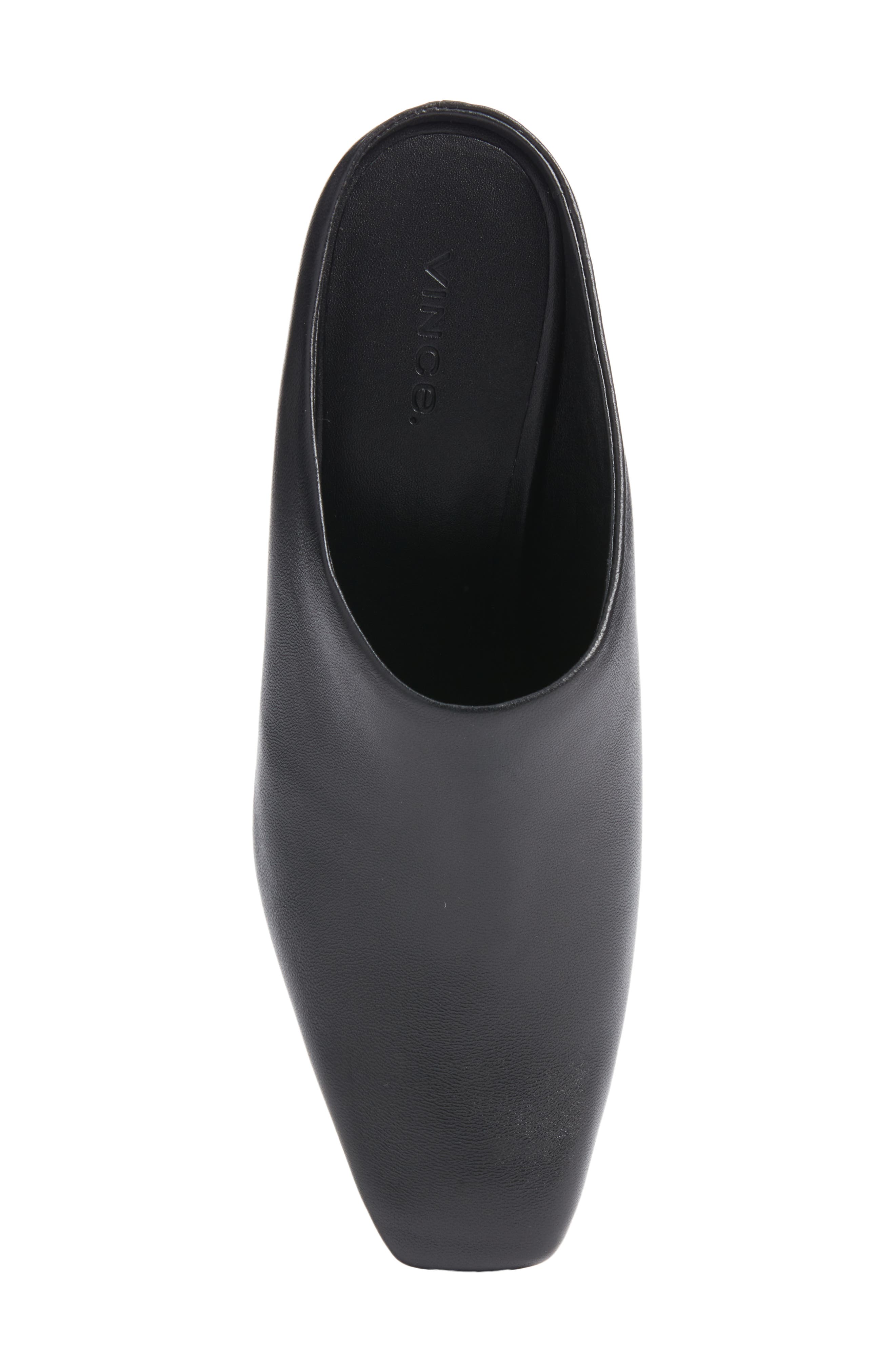 Benita Square Toe Clog, Alternate, color, BLACK