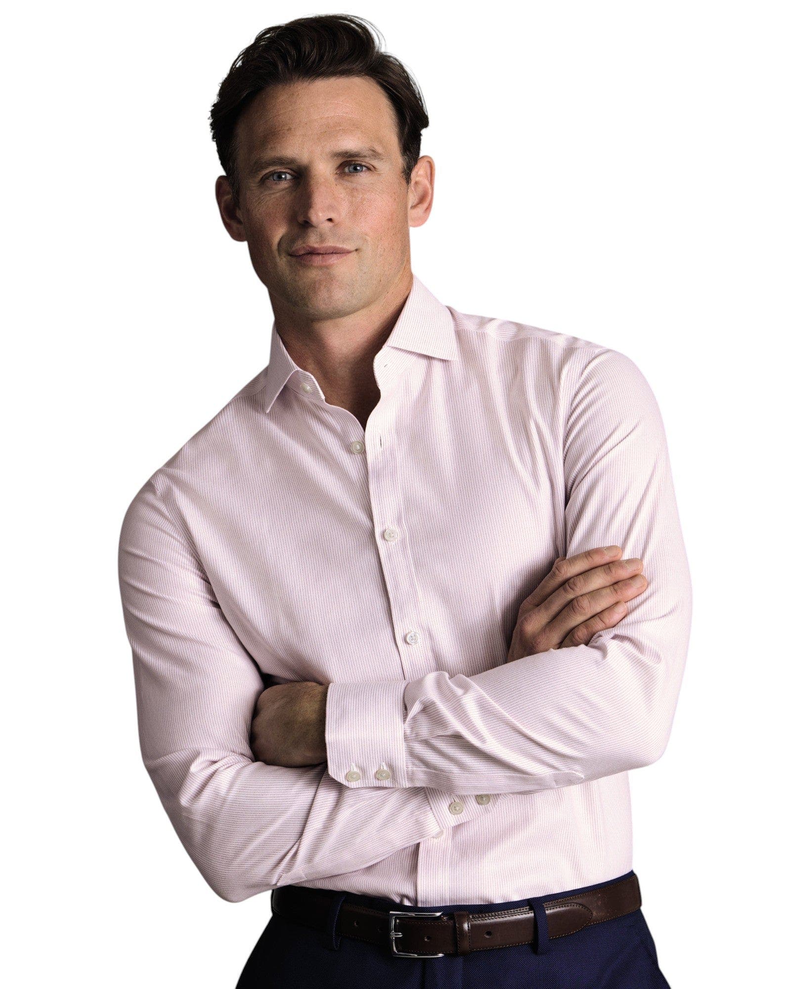 Non-Iron Twill Stripe Shirt - image 3