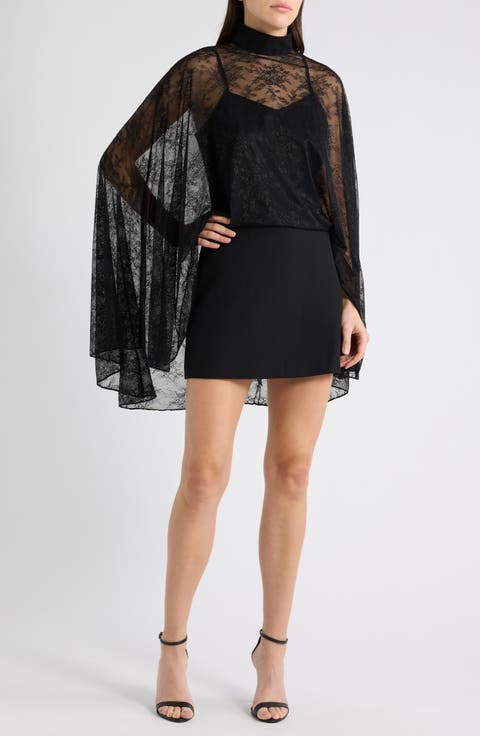 Evangeline Cape Minidress