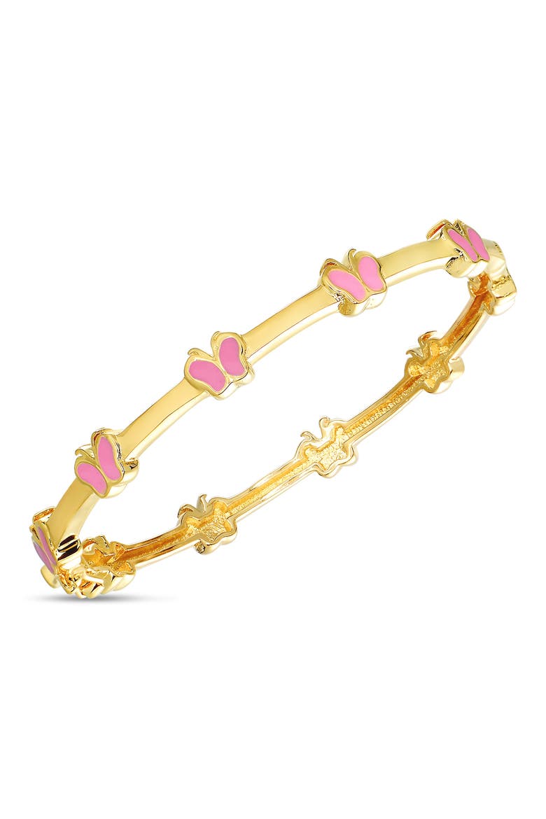 Kids' Butterfly Station Bangle, Main, color, PINK