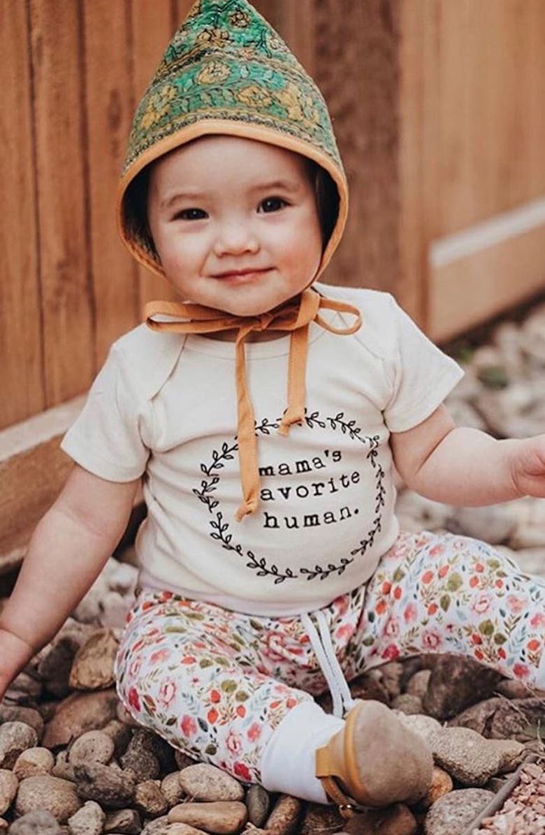 Tenth & Pine Mama's Favorite Human Organic Cotton Bodysuit, Alternate, color, 