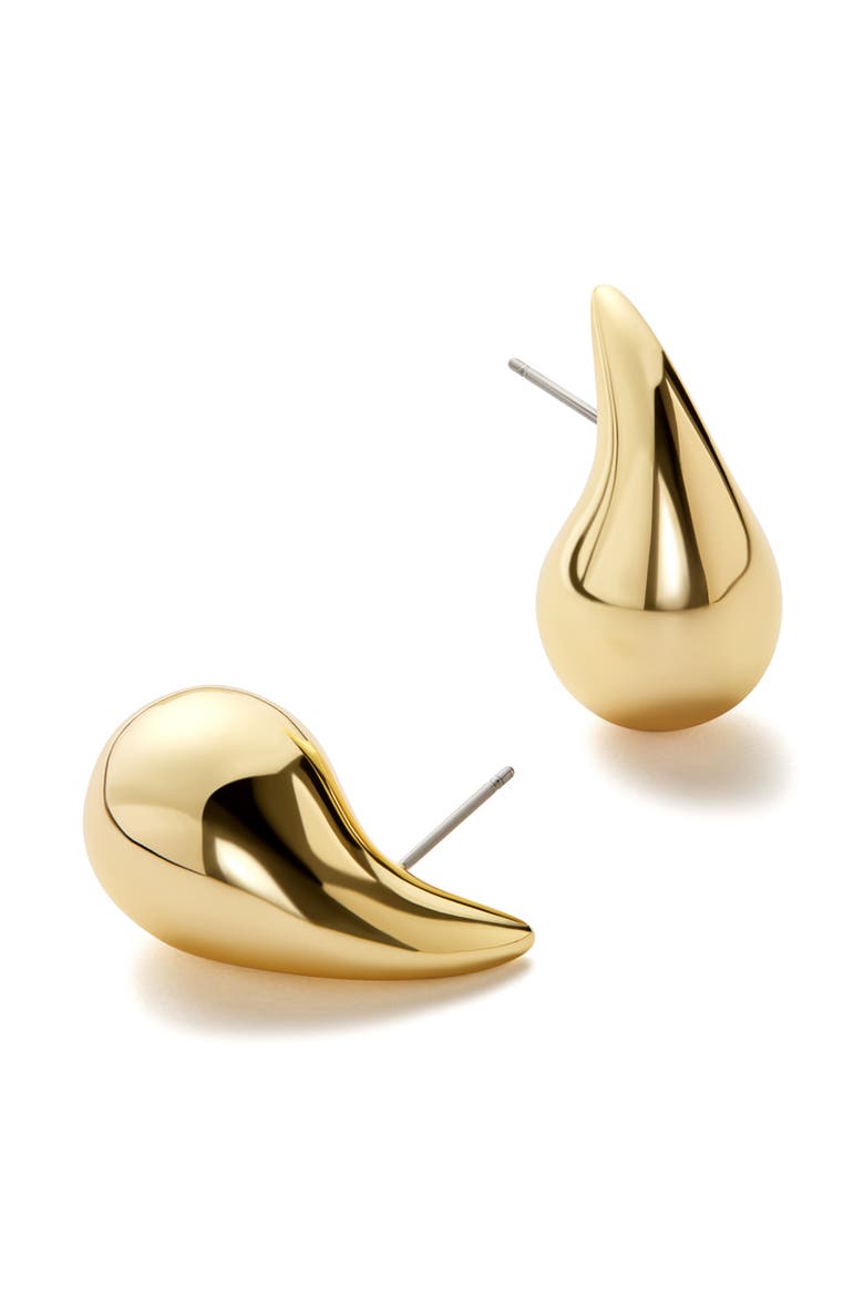 Gold Statement Earrings - Kiara, Main, color, Gold