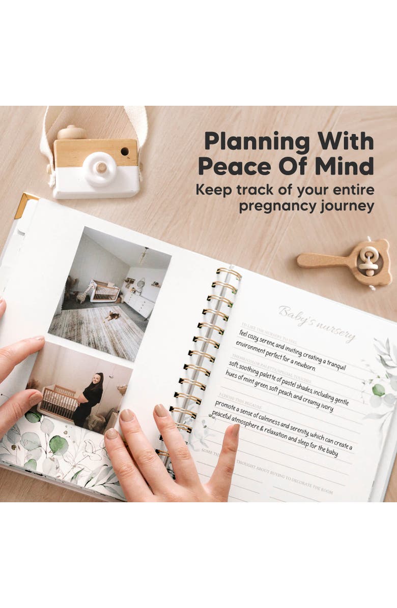 KeaBabies Inspire Pregnancy Journal, Alternate, color, Alpine