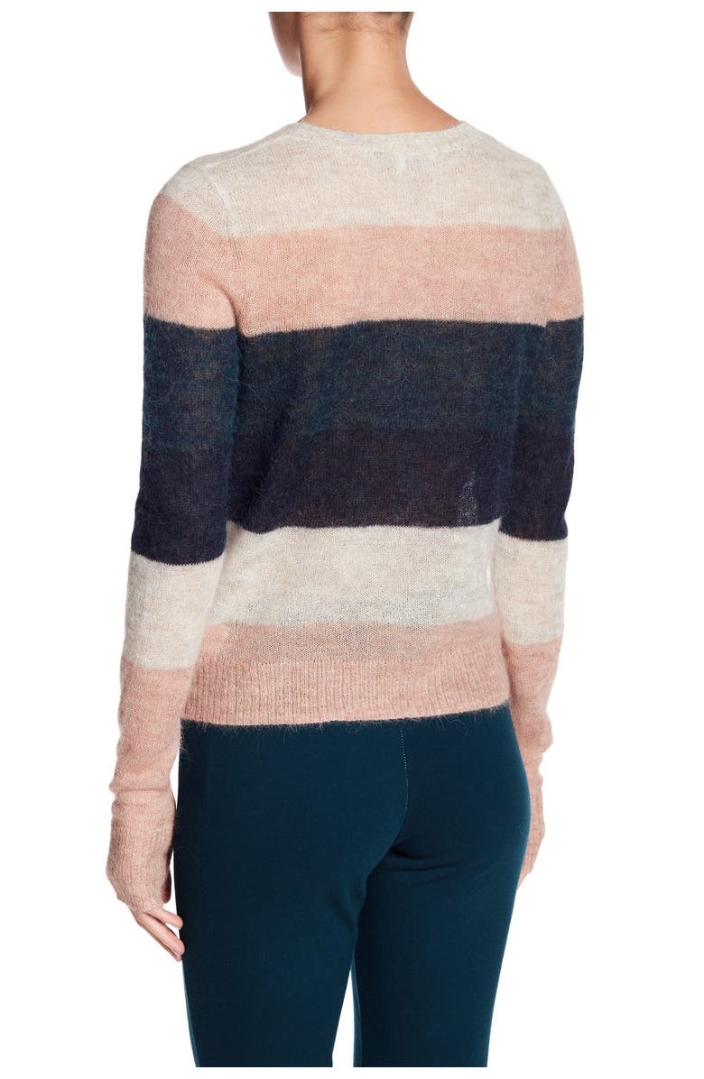 Pam & Gela Stripe Alpaca Blend Sweater, Alternate, color,