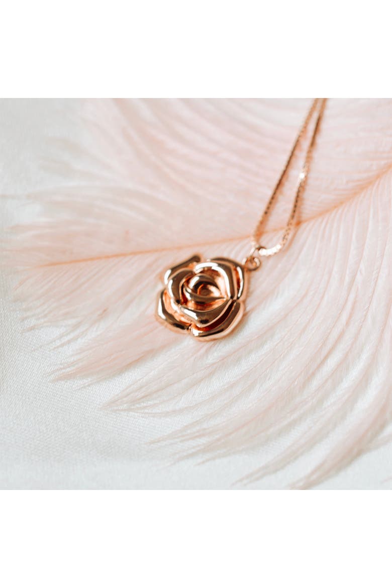 Mystic Rose Adjustable Necklace, Alternate, color, Gold