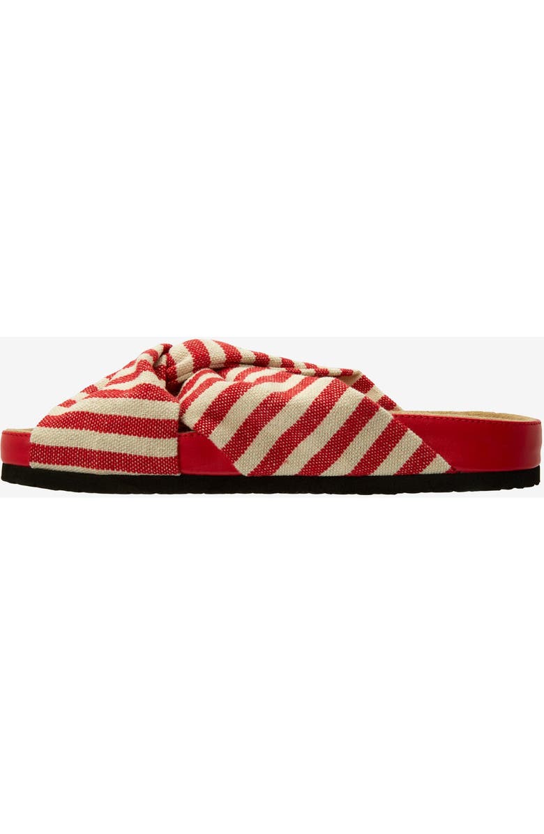 Comfortview The Reese Slip On Footbed Sandal, Alternate, color, Black