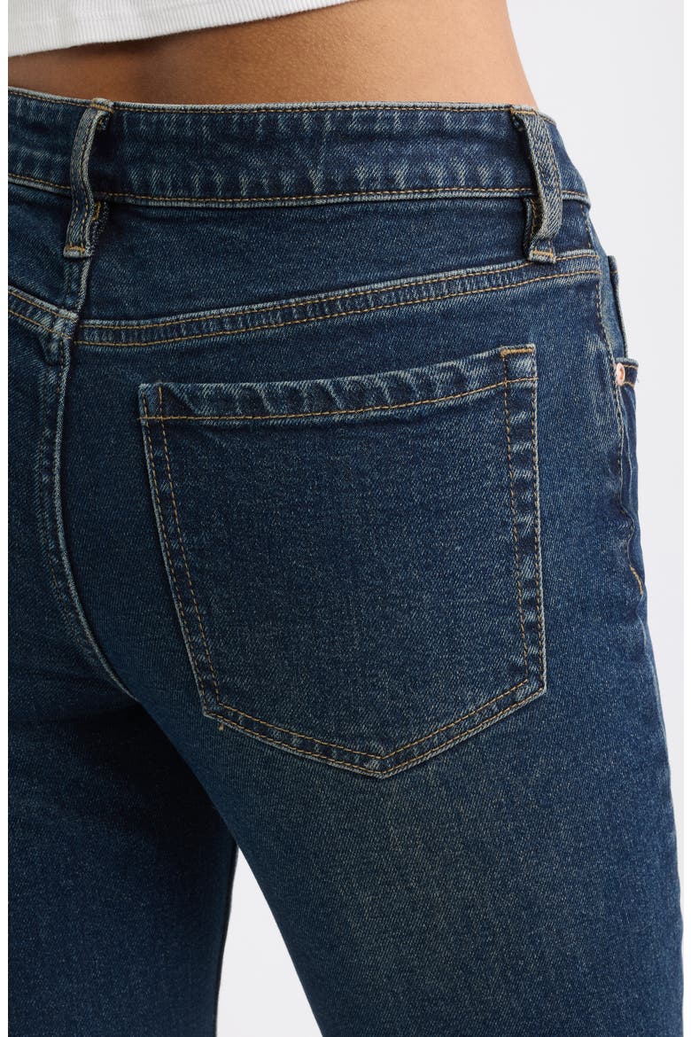 Twisted Seam Low Rise Bell Bottom Jeans, Alternate, color, MEDIUM WASH