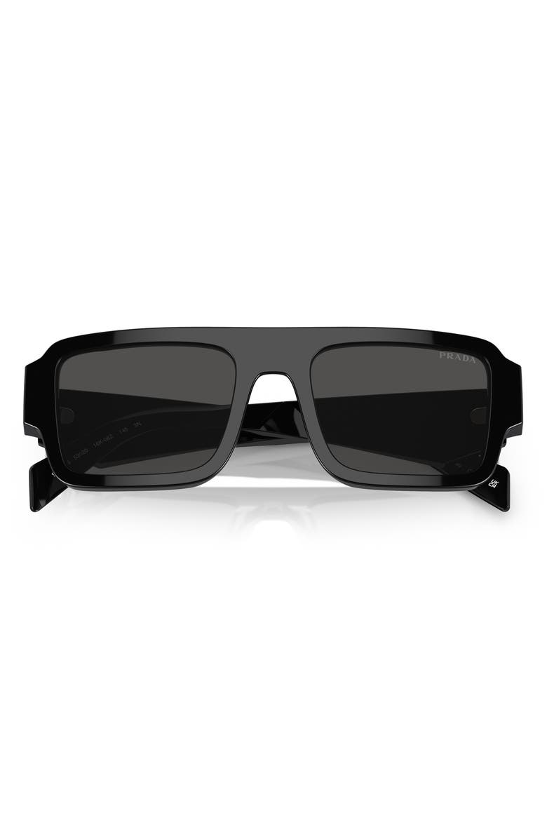 Prada 53mm Rectangular Sunglasses, Alternate, color, 