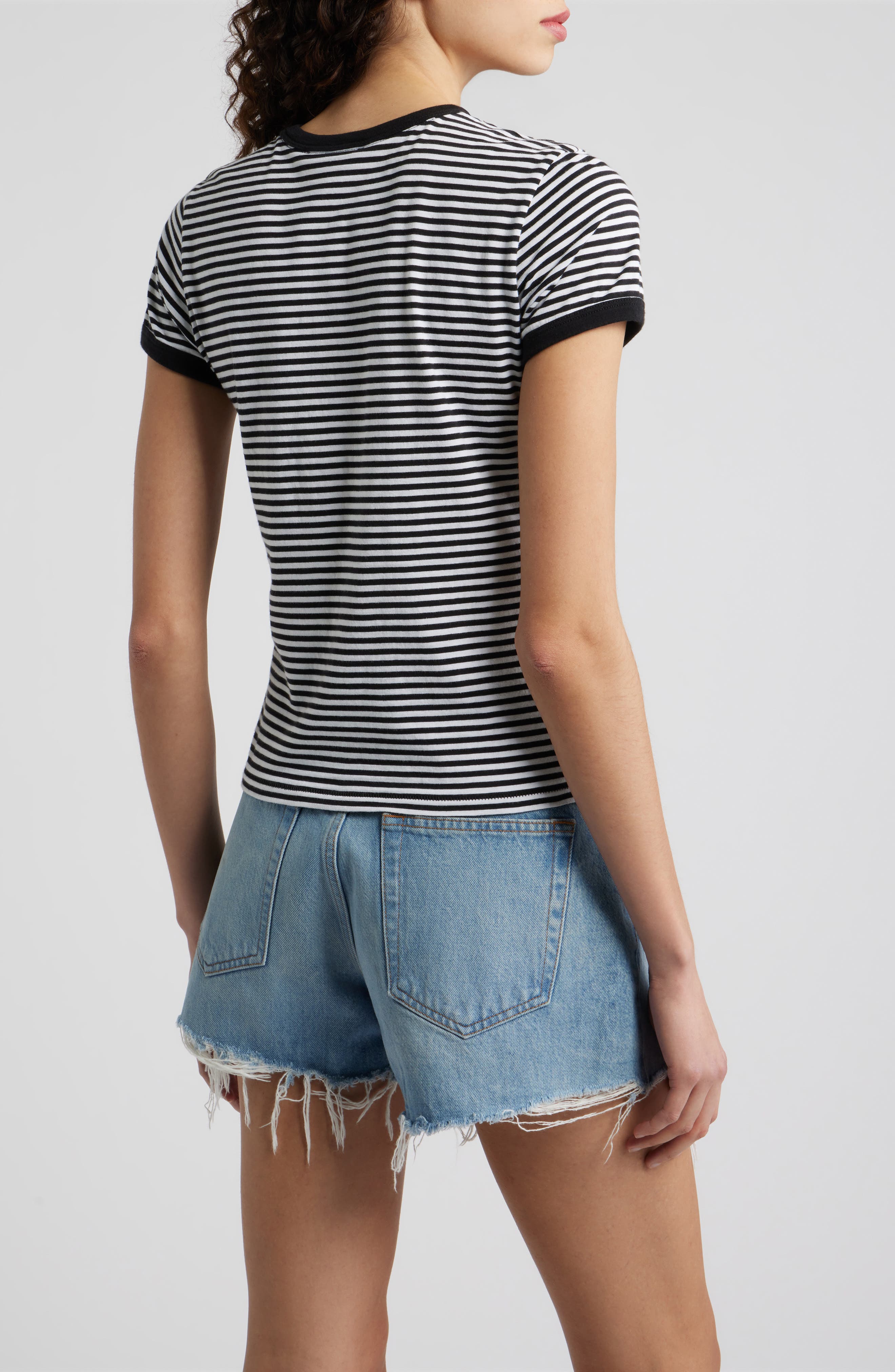 Ringer Pima Cotton T-Shirt - image 2