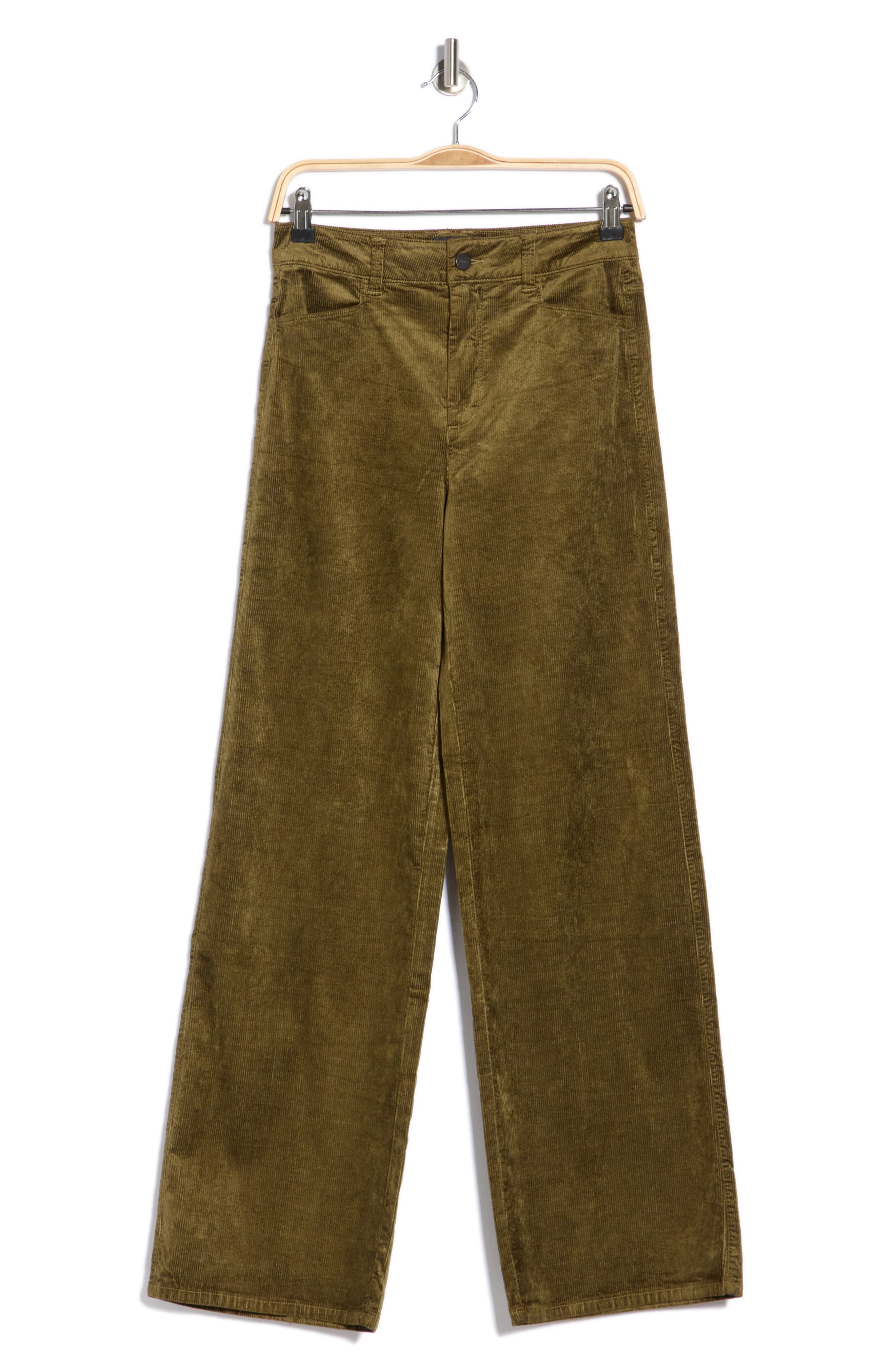 Sasha High Waist Crop Wide Leg Corduroy Pants