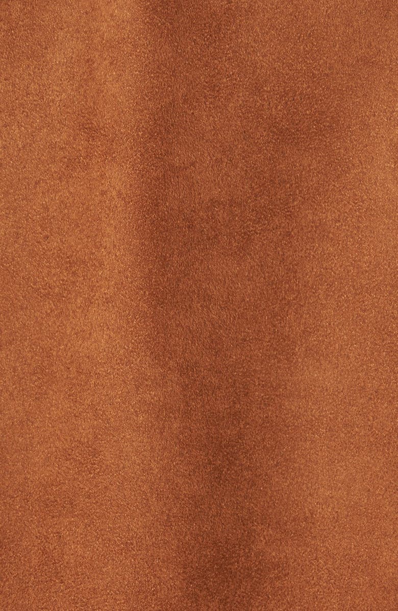 Hinge Fringe Faux Suede Jacket, Alternate, color, 