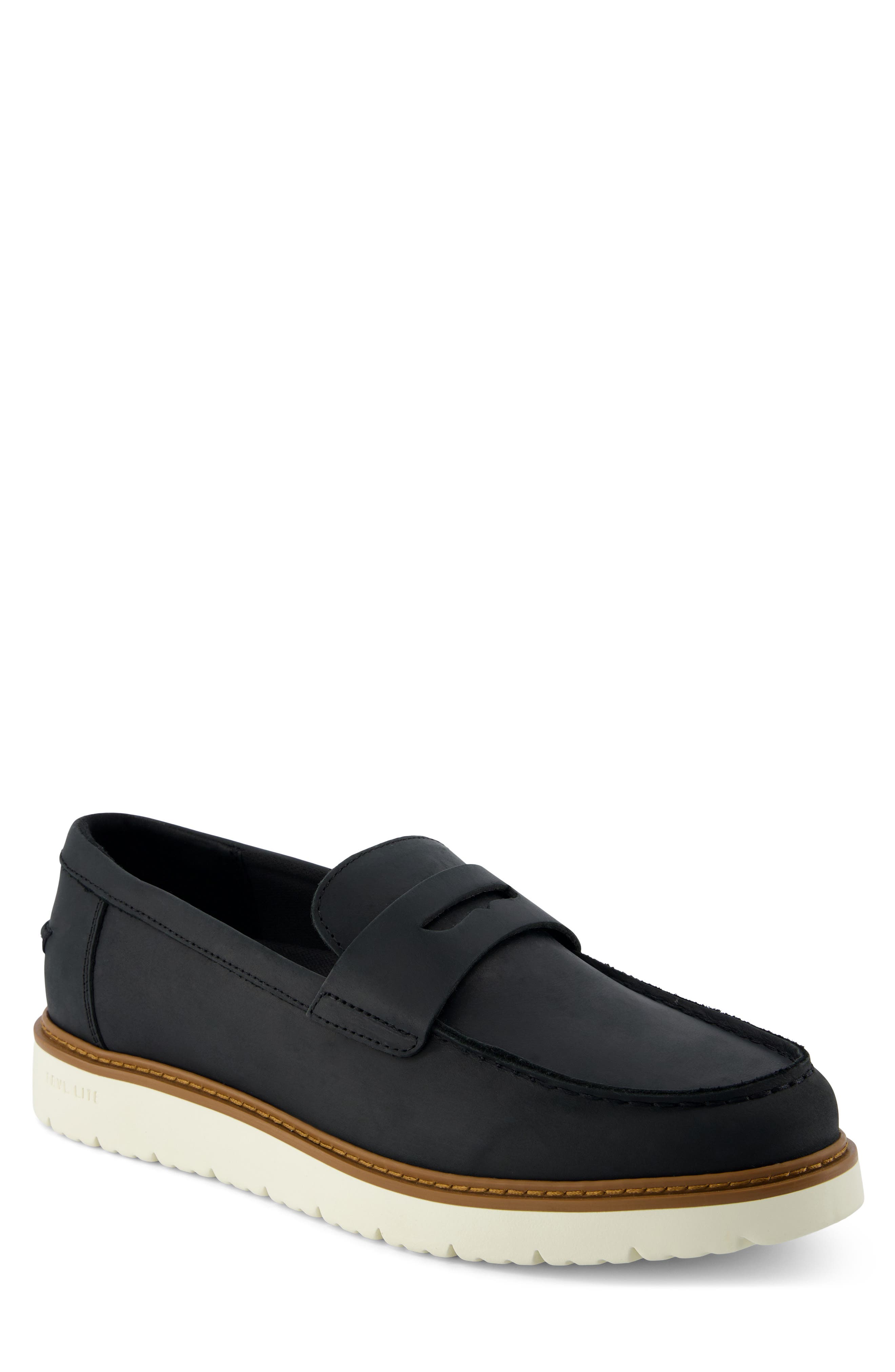 TOMS Havana Penny Loafer, Main, color, Black