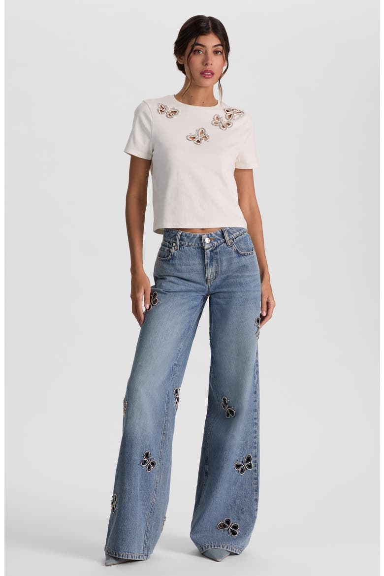 Amazing Embellished Wide Leg Jeans, Alternate, color, FIONA VINTAGE BLUE