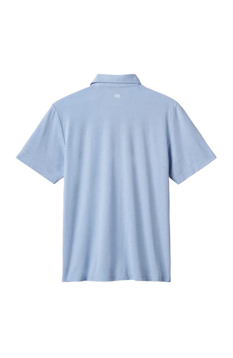 TravisMathew Men's TravisMathew Heather Blue Texas Rangers Playoff Pitch Polo, Alternate, color, Heather Blue