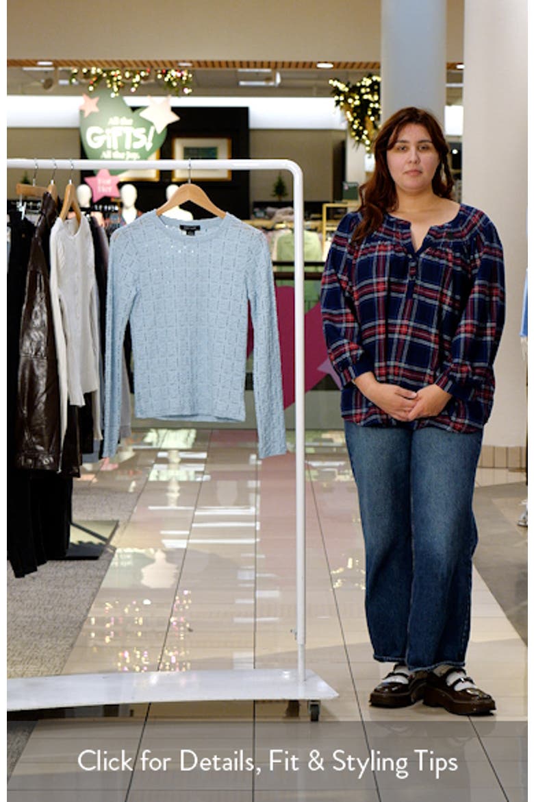 Perfect Long Sleeve Puckered Lace T-Shirt video