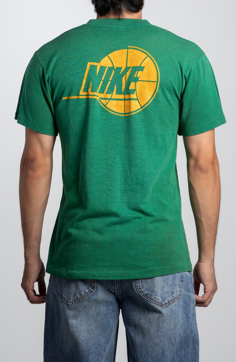 Elwood Vintage Glenn Wilkes Basketball Tee, Alternate, color, Green