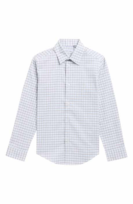 Kids' Plaid Stretch Button-Up Shirt