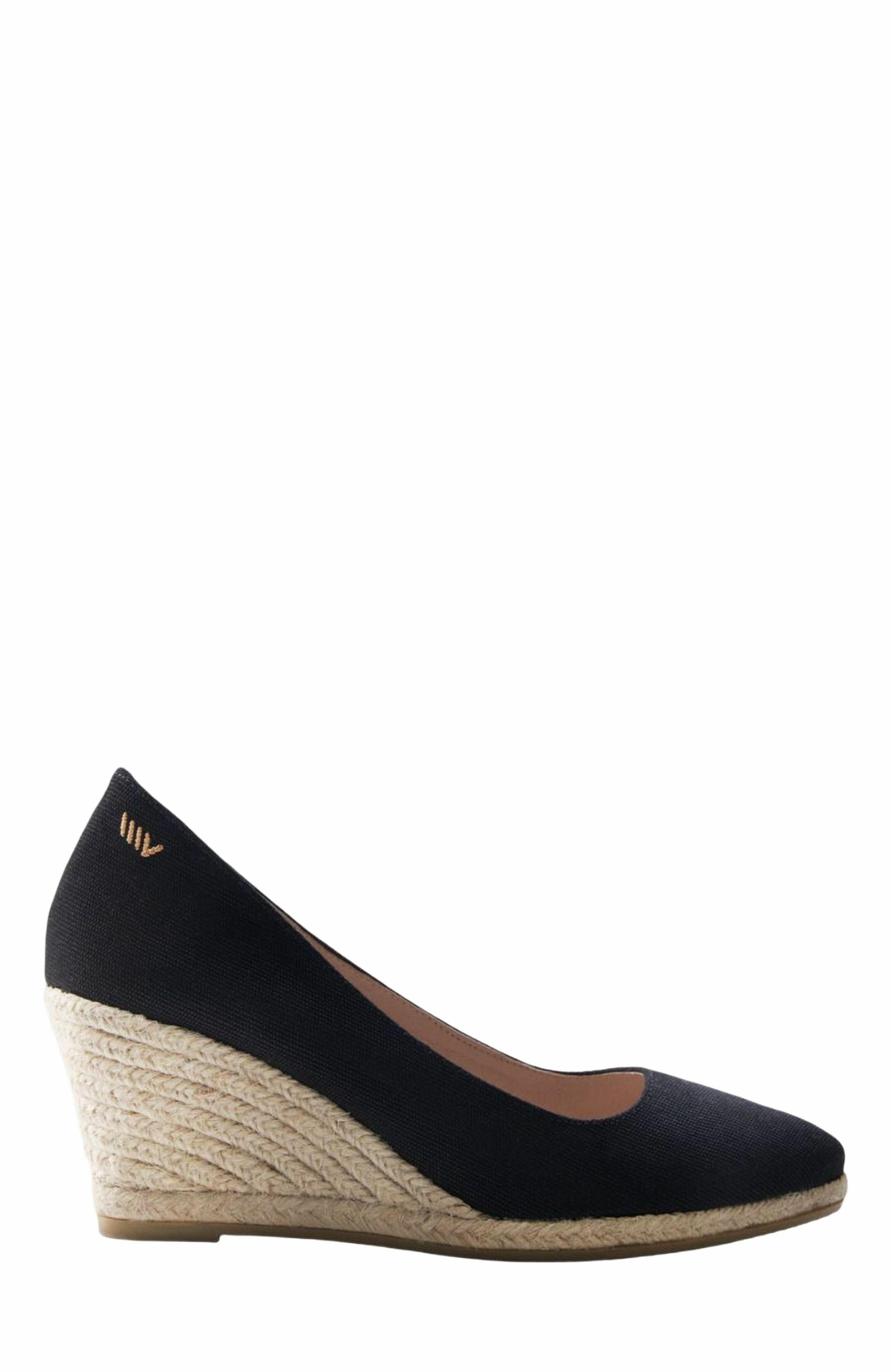 VISCATA Roses Canvas V Cut Espadrille Wedges | Nordstrom
