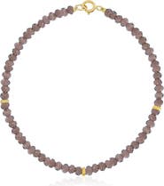 The Lovery Fine Jewelry Smoky Quartz Bead Bracelet