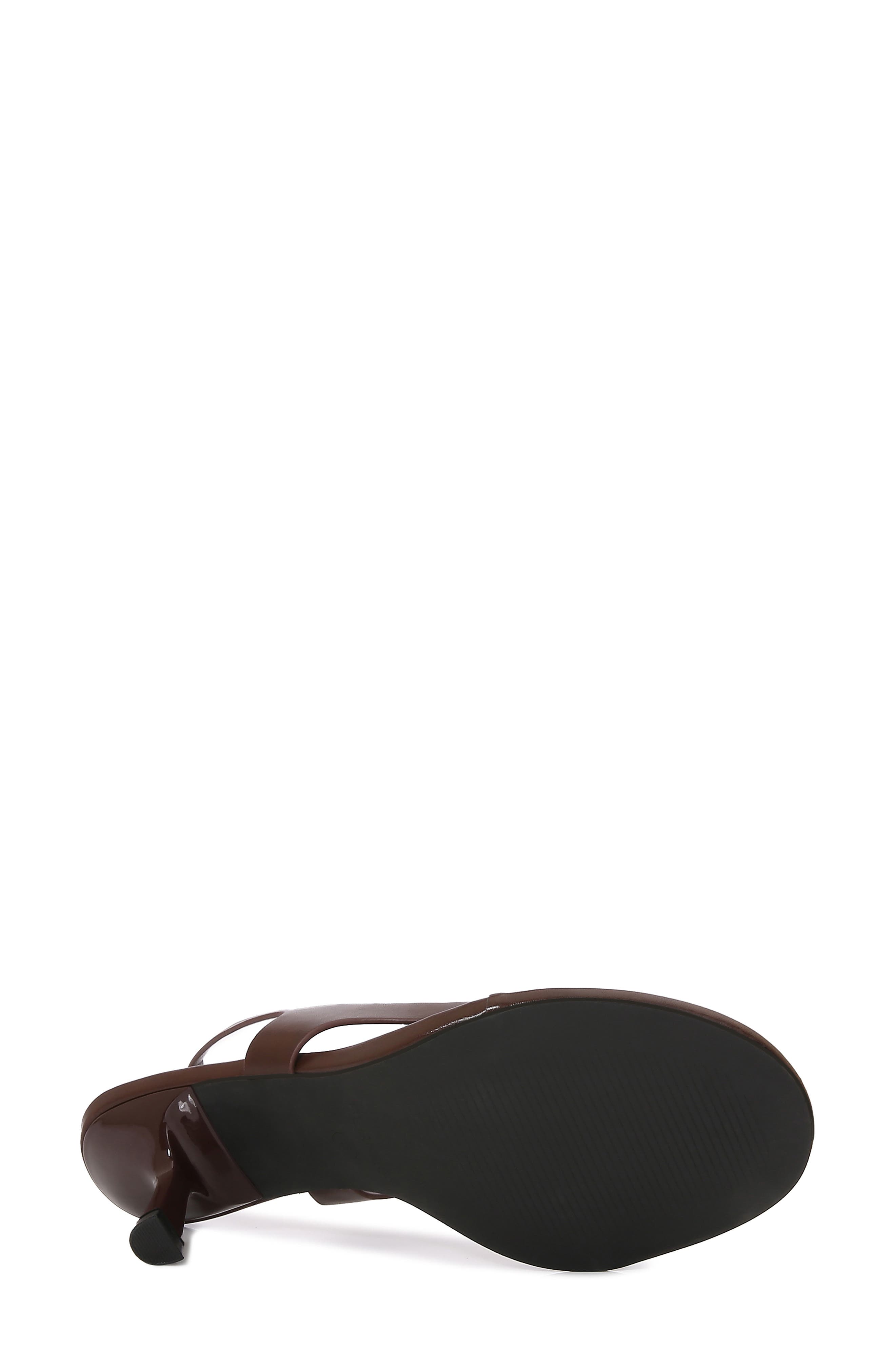 Freddy Kitten Heel Thong Sandal, Alternate, color, COFFEE