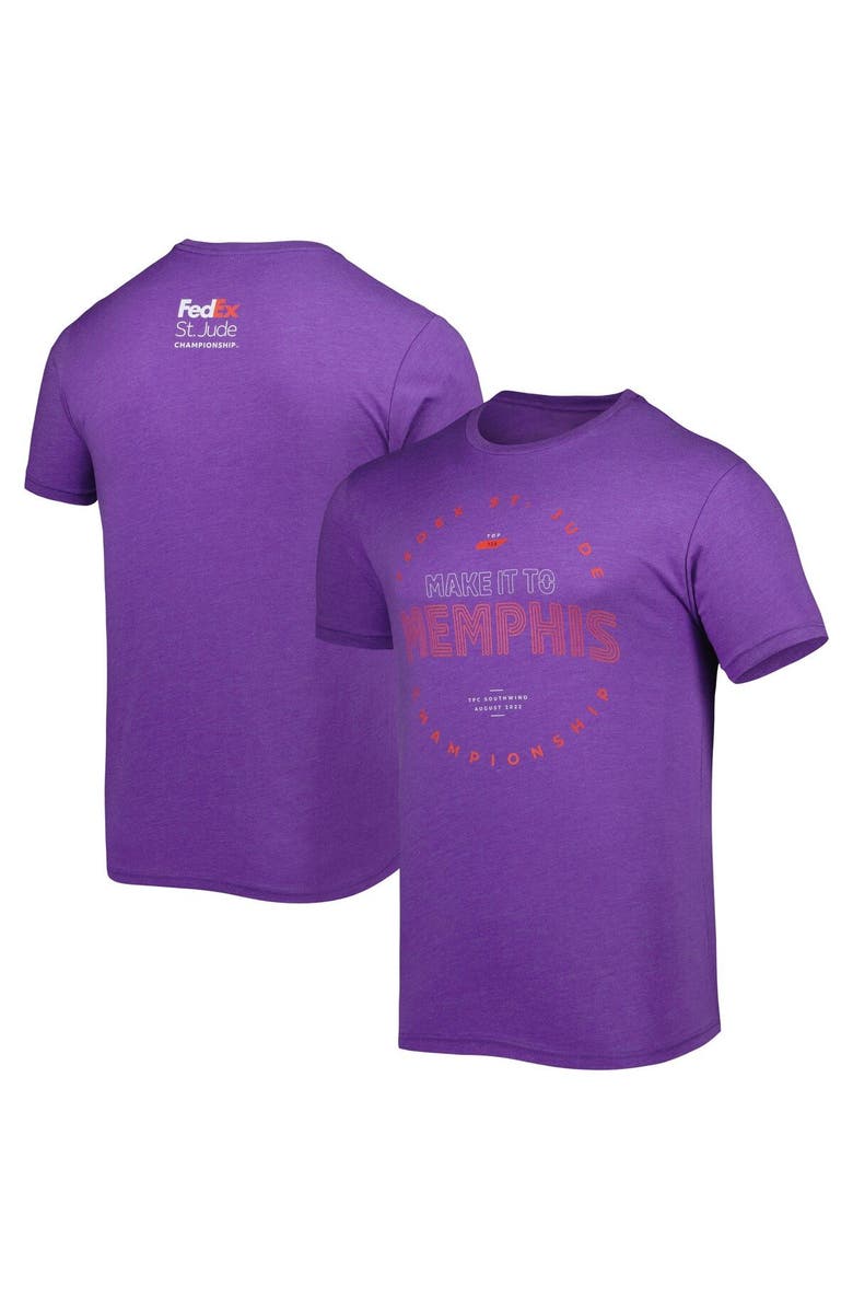 IMPERIAL Men's Imperial Purple FedEx St. Jude Championship T-Shirt, Main, color, Purple