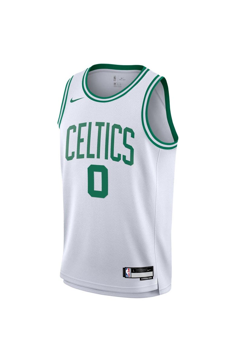 Nike Youth Nike Jayson Tatum White Boston Celtics Swingman Jersey - Association Edition, Alternate, color, White