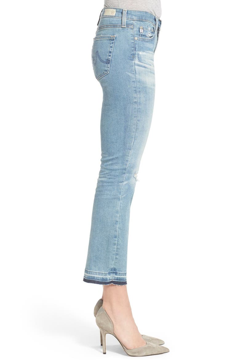 'Jodi' Released Hem Crop Slim Flare Jeans, Alternate, color, 18 YEAR SUNBEAM FLARE