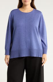 Eileen Fisher Crewneck Wool Sweater