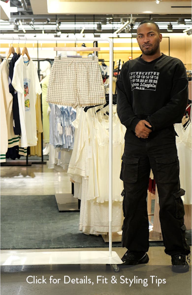 Kids' Geo Print Drawstring Shorts, sales video thumbnail