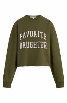 Cropped Collegiate Sweatshirt