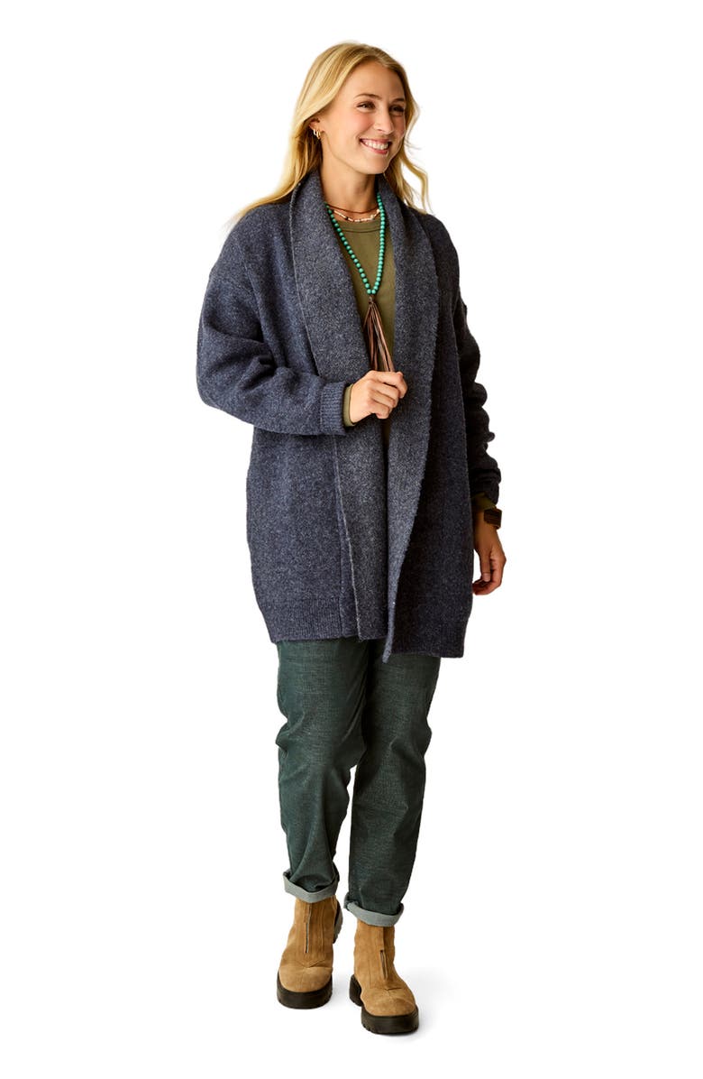 Carve Designs Priya Topper, Alternate, color, Navy Heather