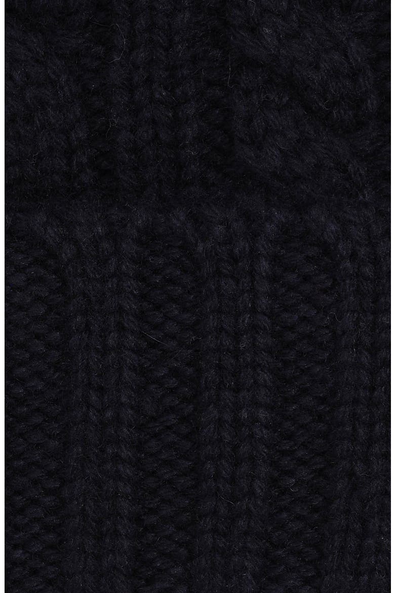 Recycled Cable Beanie, Alternate, color, Collection Navy