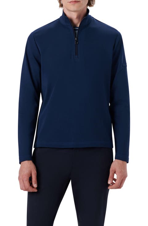 Cotton Quarter Zip Pullover