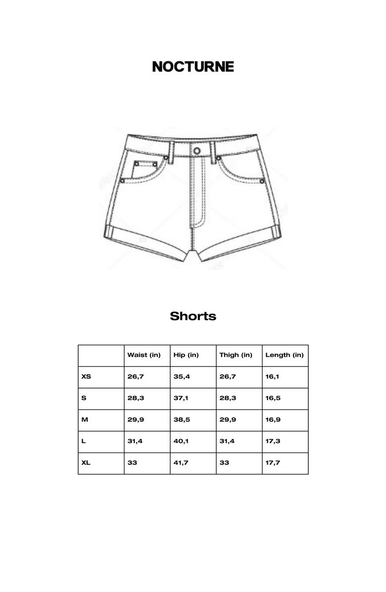 Nocturne High Waisted Mini Shorts, Alternate, color,