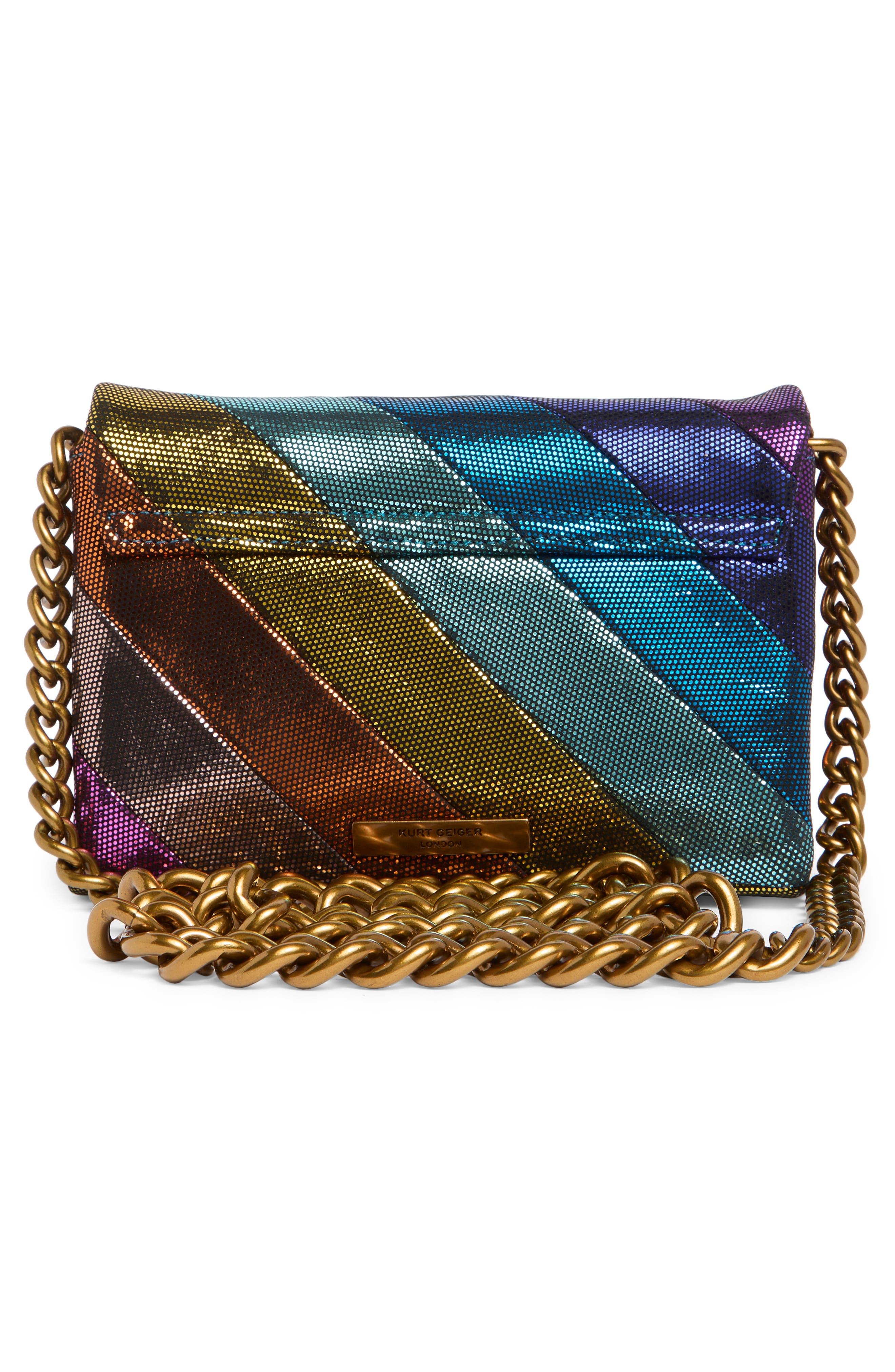 Kurt Geiger London Mini Kensington Flap Crossbody Bag, Alternate, color, 