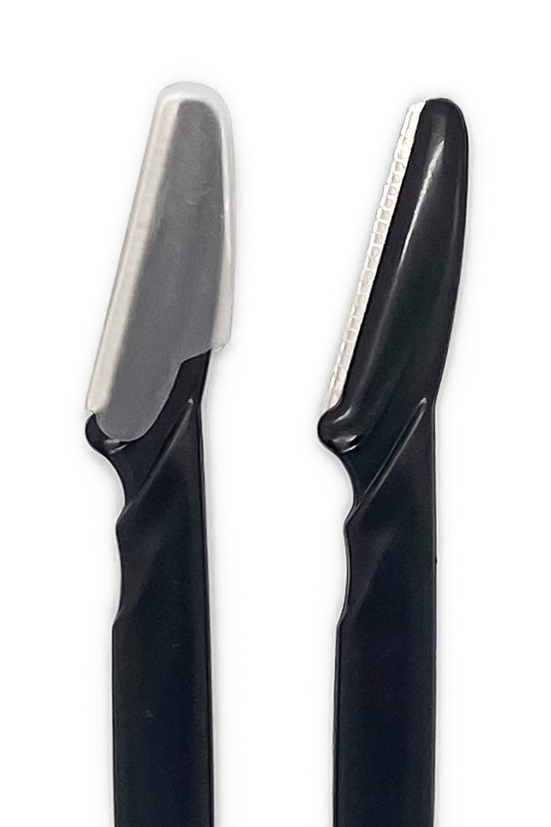 Dermaplaners 12-Pack Eyebrow & Facial Razors, Alternate, color, BLACK