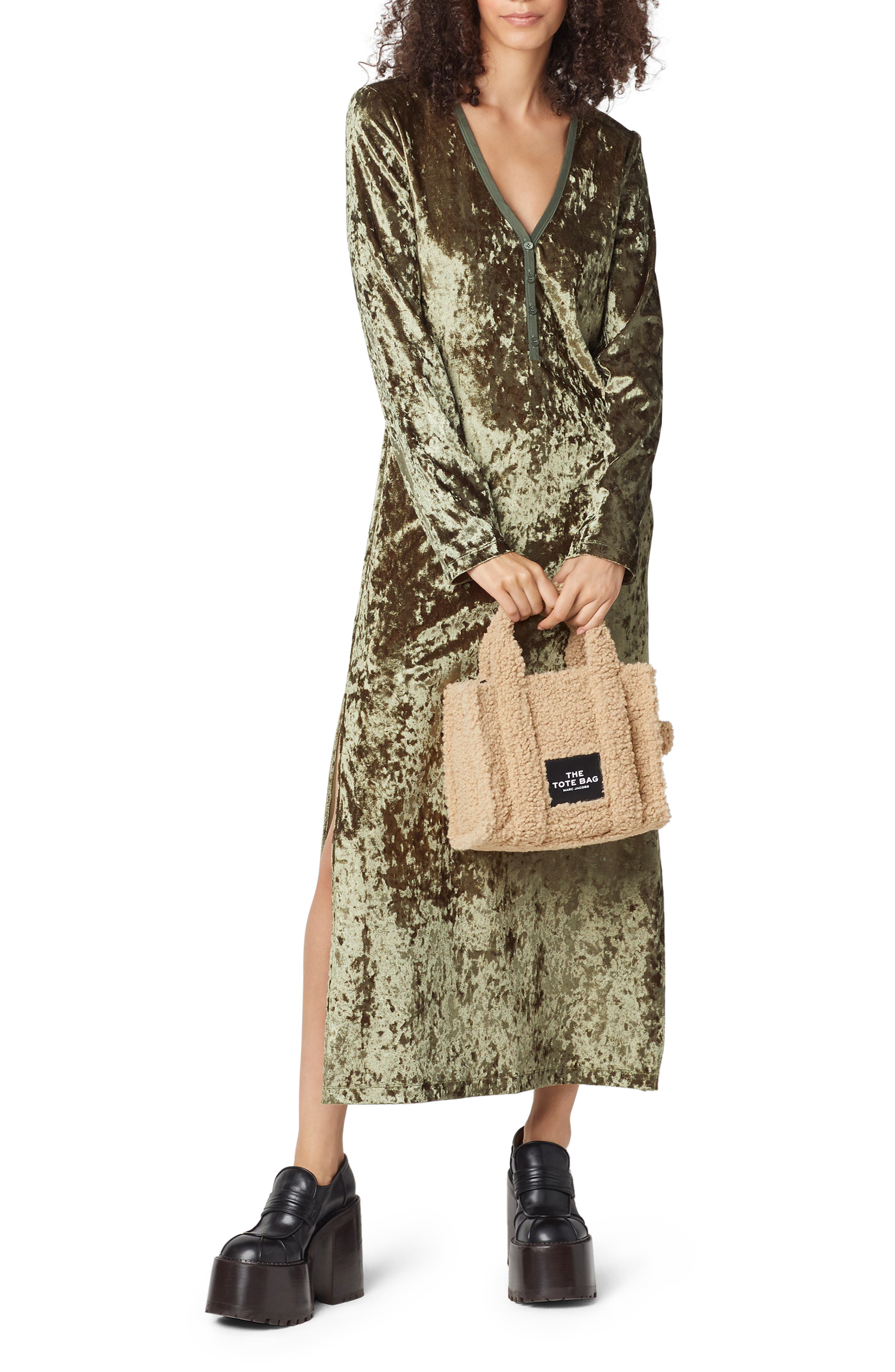 Marc Jacobs The Teddy Small Tote Bag, Alternate, color, Beige