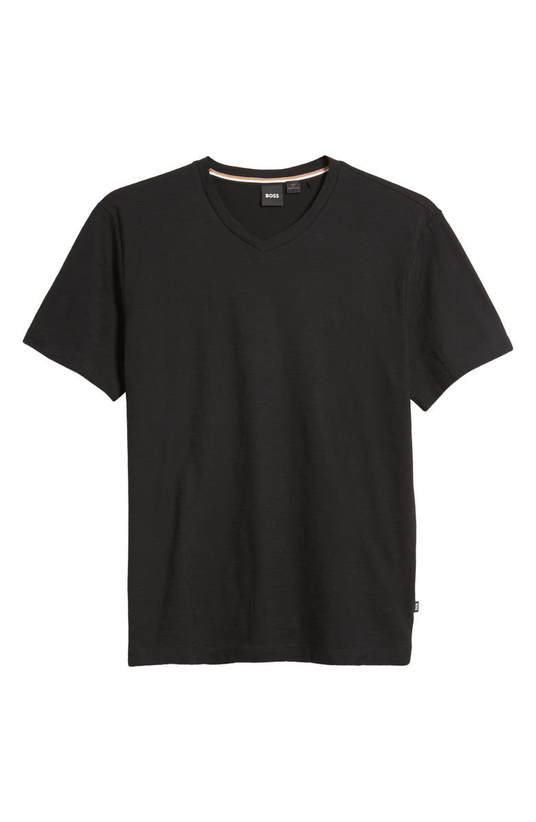BOSS Tilson Solid V-Neck T-Shirt, Alternate, color, 