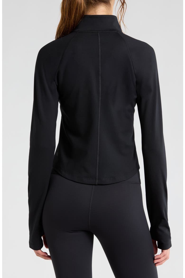 Active Fleece Lined Jacket, Alternate, color, BLACK