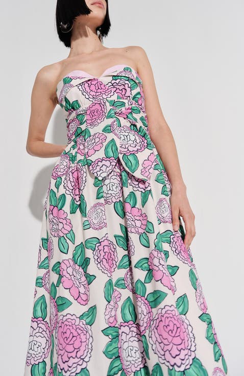 Lidia Strapless Fit & Flare Cocktail Dress