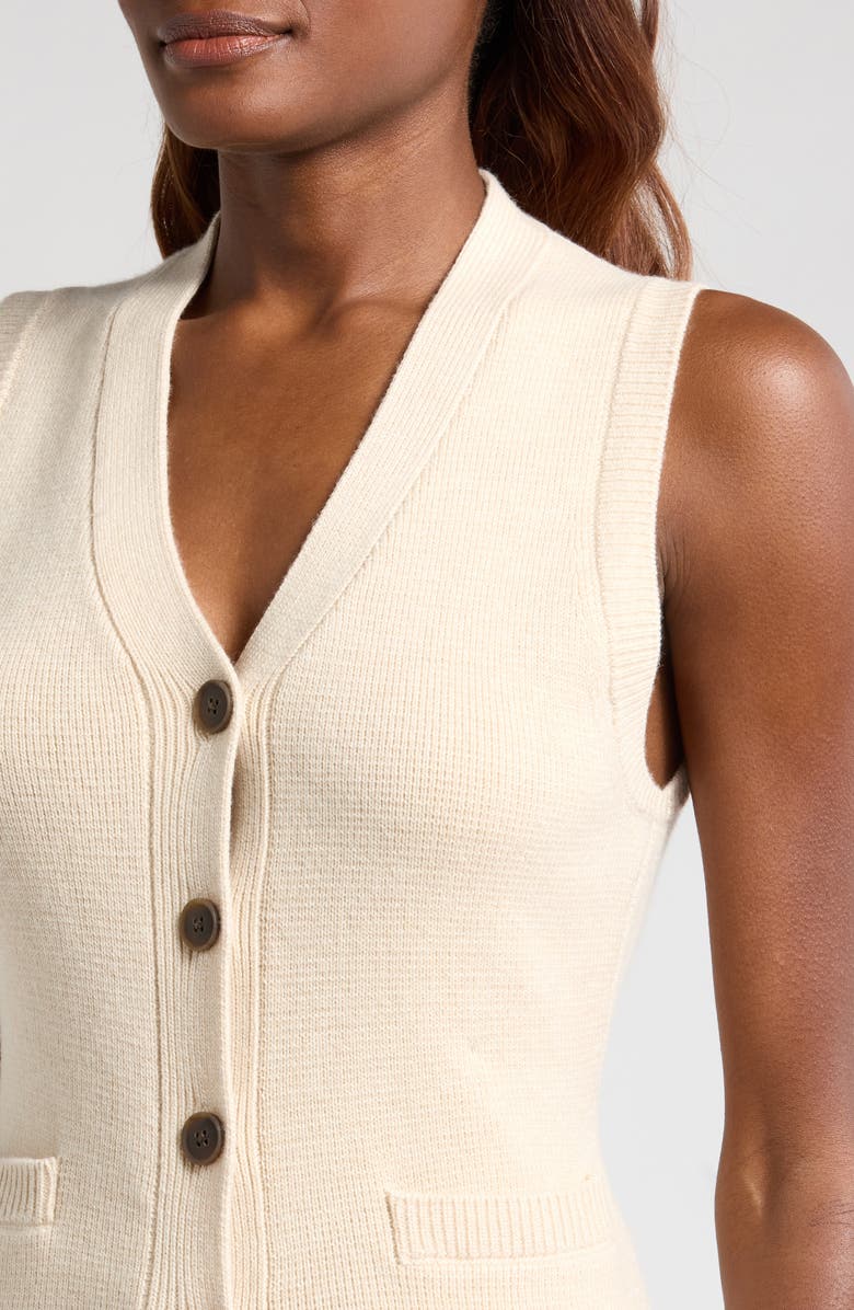 Pistola Audra Sweater Vest, Alternate, color, Soft Dove