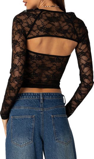 Shop L'AGENCE Aislin Lace Bralette Top | Saks Fifth Avenue