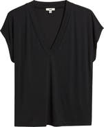 Mavi Jeans V-Neck Modal Blend Top