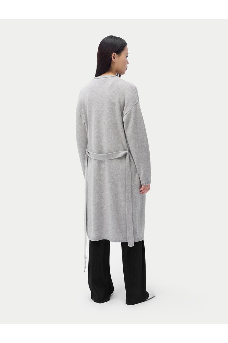 Long Maternity Cashmere Robe, Alternate, color, dawn blue