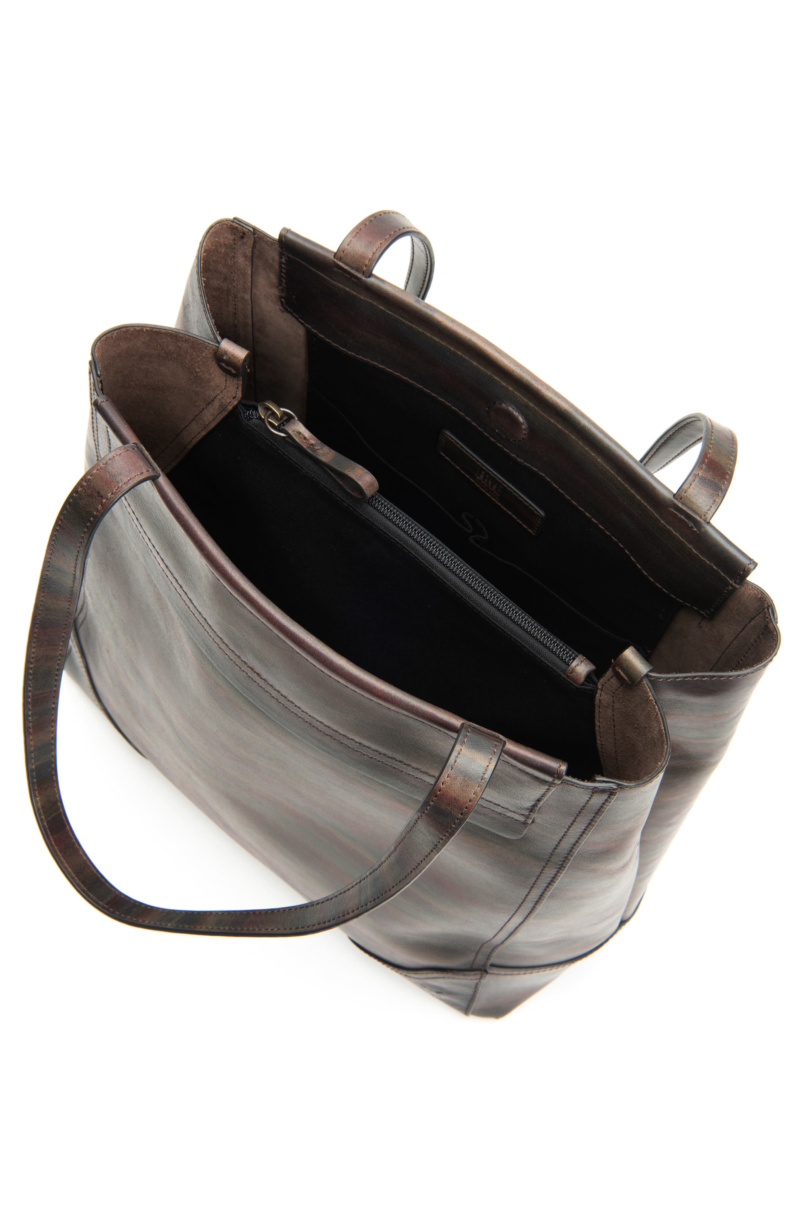 Frye Charlie Simple Leather Tote, Alternate, color, 