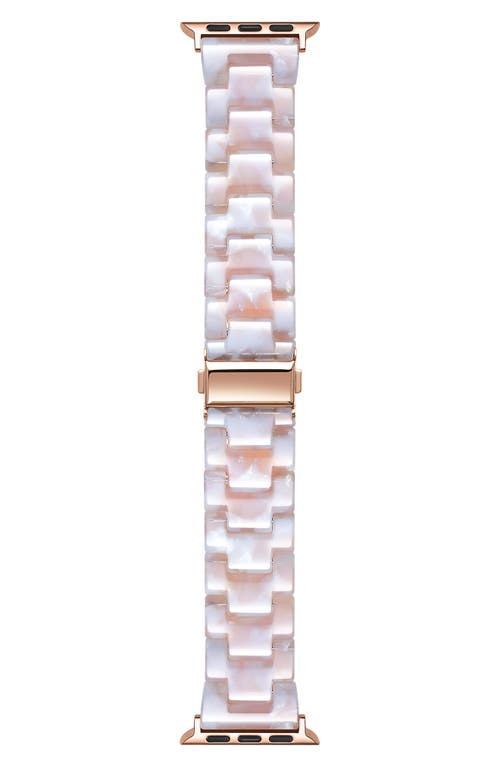 The Posh Tech Claire Tortoiseshell Print Apple Watch® Watchband In Neutral