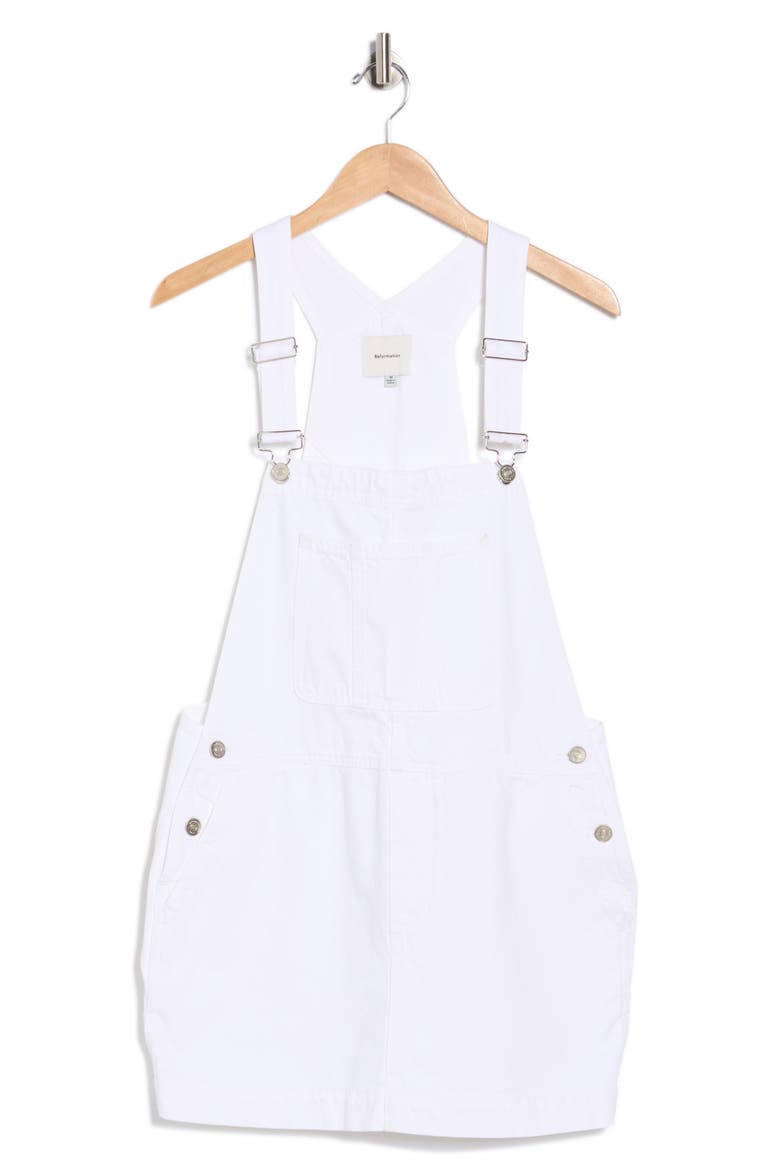 Fawn Denim Skirtall, Alternate, color, OPTIC WHITE