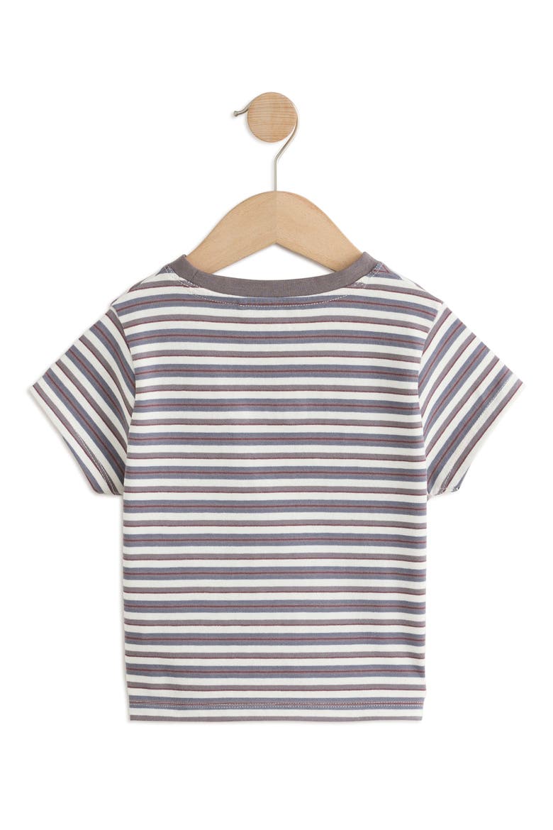 Kids' Character Striped T-Shirt, Alternate, color, BLUE